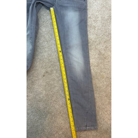 Rare Z. Cavaricci Jeans Y2K 90's Grunge Low Rise Faded Gray Jeans Feather 26 - Picture 10 of 11